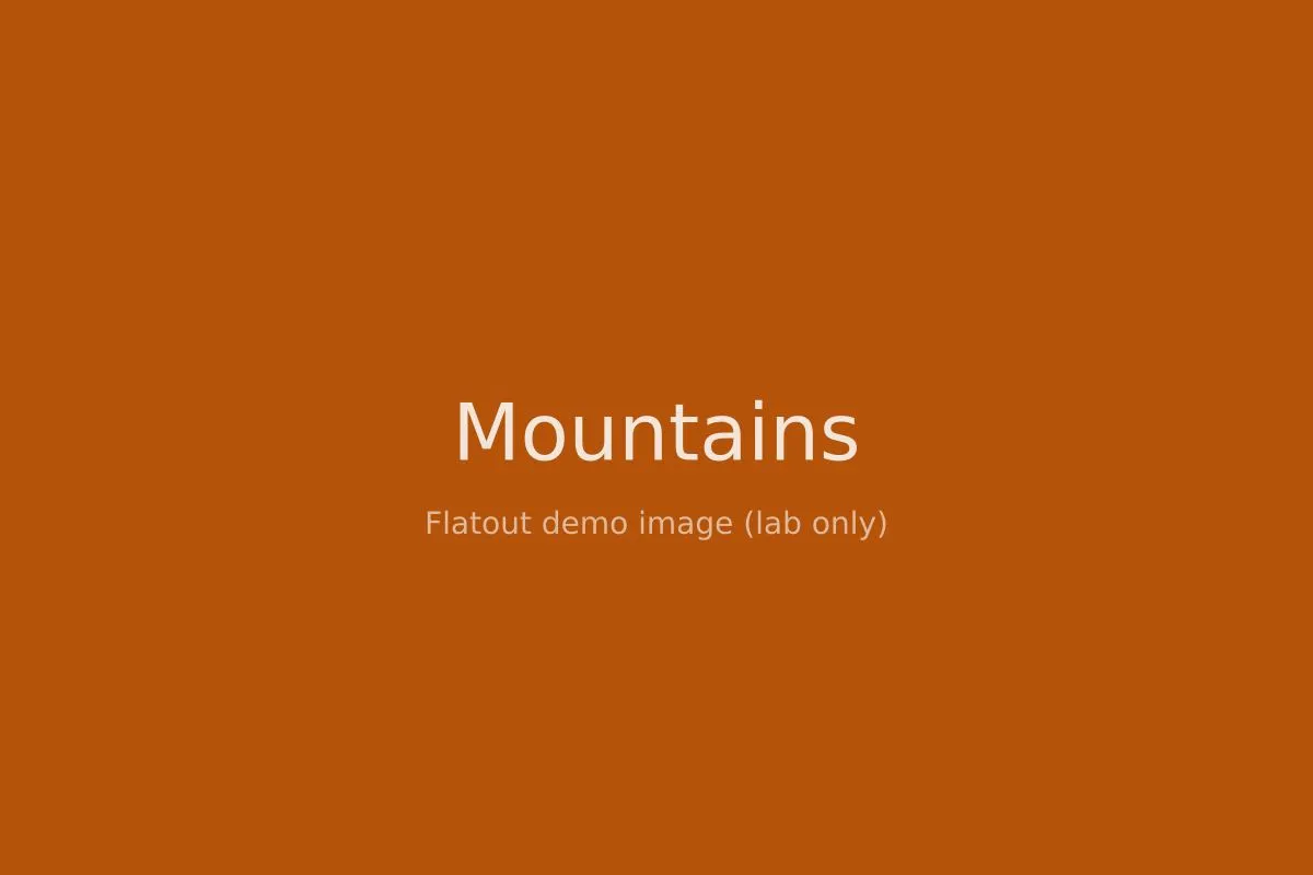 Mountain scene